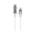 Goobay Ethernet adapter cable USB-A 3.2 Gen1 > RJ-45 (white, 10 meters)