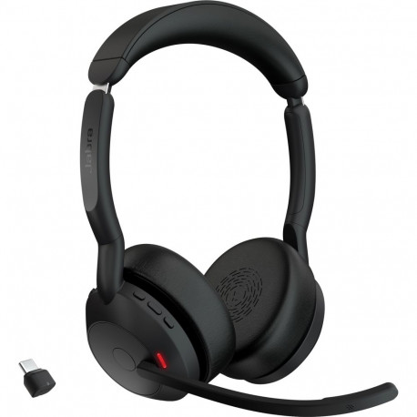 Evolve2 55 peakomplekt stereo UC USB-C Link380c, must