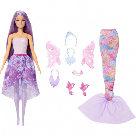 Mattel Barbie 3-in-1 Fantasy Doll