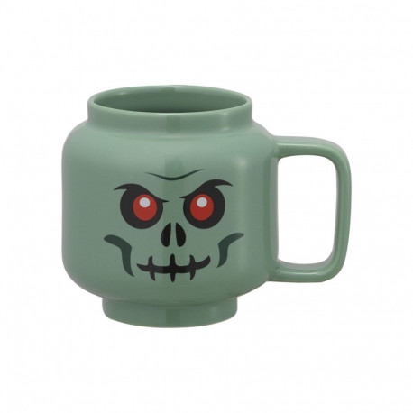 LEGO Keramiktasse Grünes Skelett (graugrün)