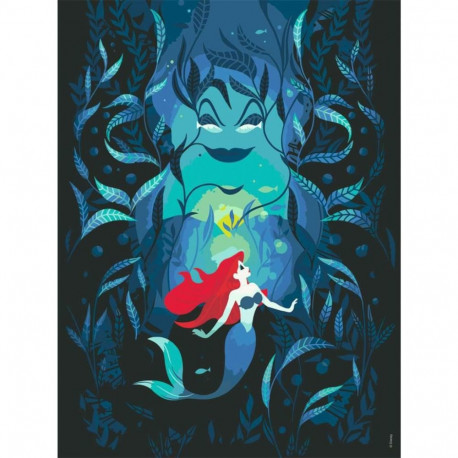 Ravensburger CreArt - Disney Ariel and Ursula, Painting