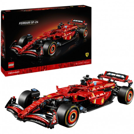 LEGO 42207 Technic Ferrari SF-24 F1 Racing Car, Construction Toy