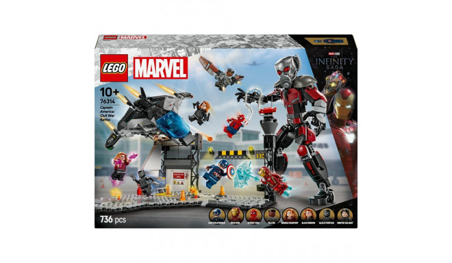 LEGO 76314 Marvel Super Heroes Captain America: Civil War Action Duel