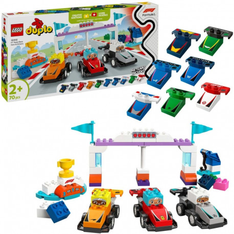LEGO 10445 DUPLO F1 Team Racing Cars with Racers