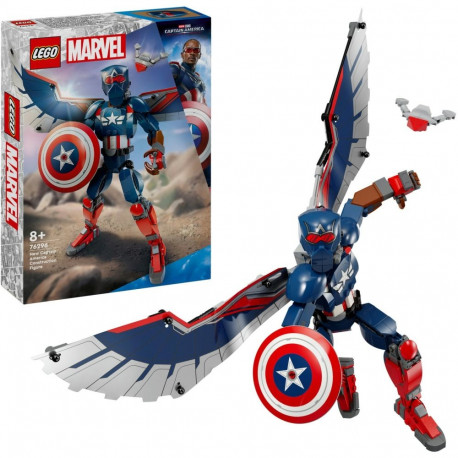 LEGO 76296 Marvel Super Heroes New Captain America Building Figure, Construction Toy