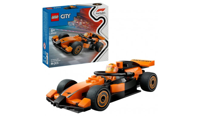 LEGO 60442 City F1 Racer with McLaren Racing Car, Construction Toy