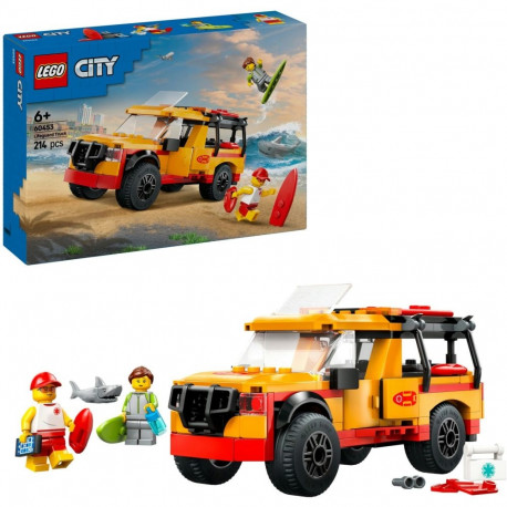LEGO 60453 City Lifeguard Emergency Vehicle, Construction Toy