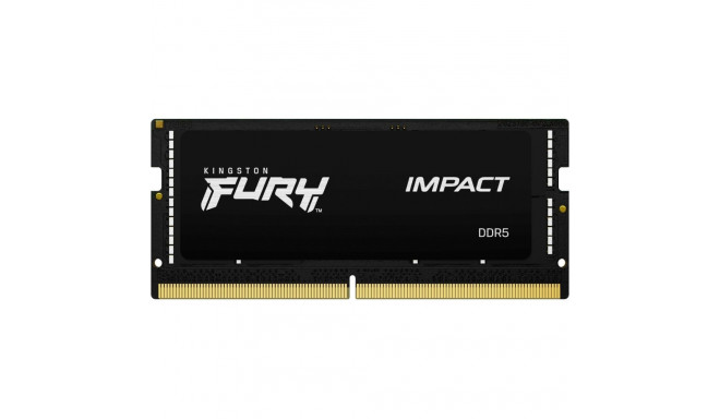 Kingston FURY DDR5 - 16GB - 6400 - CL - 38, Single RAM (black, KF564S38IB-16, Impact, INTEL XMP)