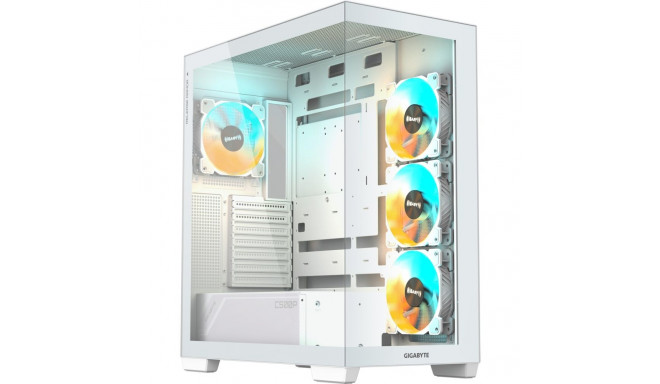 C500 Panoramic Stealth Ice (weiß, Tempered Glass x 2)