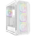 Sharkoon AK5M RGB, tower case (white, tempered glass)