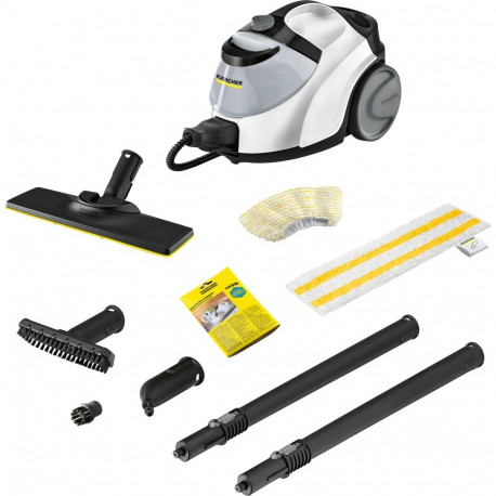 SC 5 EasyFix Iron Plug (weiß/schwarz, 2.200 Watt, Dampfdruck-Bügeleisen-Anschluss)