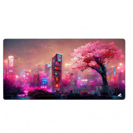 Sharkoon SKILLER SGP40 D4, gaming mouse pad (neon pink/multicolored)