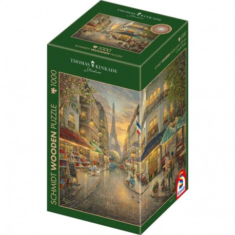 Thomas Kinkade Studios puidust pusle maaliline Pariis (1000 Teile)