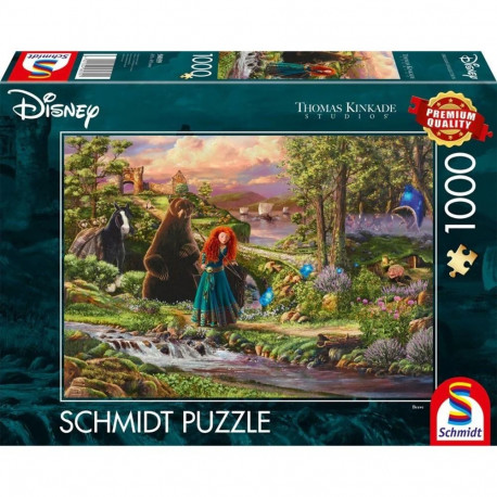 Thomas Kinkade Studios: Disney Dreams Collection - Brave, Merida Legende der Highlands (1000 Teile)