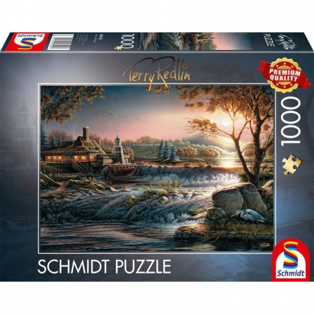 Schmidt Spiele Terry Redlin: Lights in the Wild, Puzzle (1000 pieces)