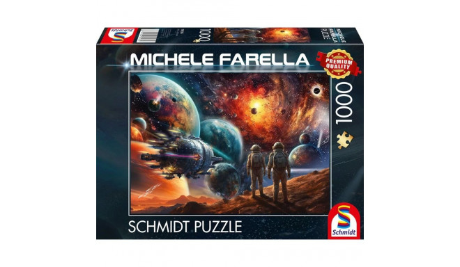 Schmidt Spiele Michele Farella: Cosmic Splendor of Colors - Journey into Space, Puzzle (1000 pieces)
