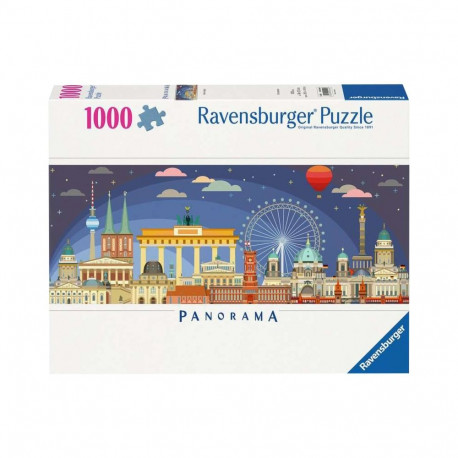 Ravensburger Puzzle Panorama - Night in Berlin (1000 pieces)