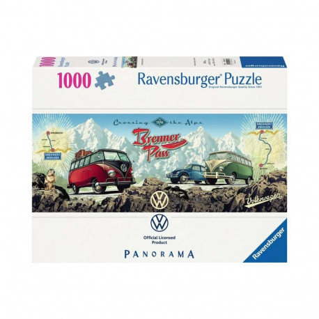Puzzle Panorama - Mit dem Bulli über den Brenner (1000 Teile)