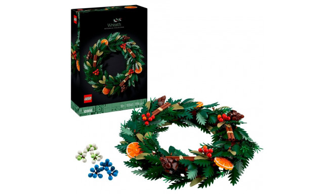 LEGO 10340 Icons Christmas Wreath, construction toy