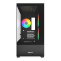 Sharkoon MK6 RGB , Tower case (black, Tempered Glass x 2)