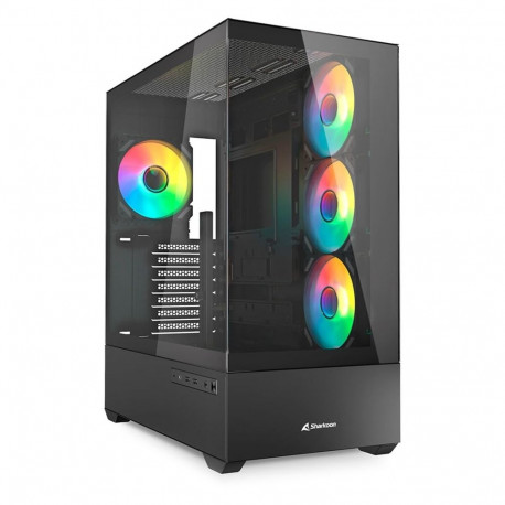 AK6 RGB karastatud klaasid x2, must