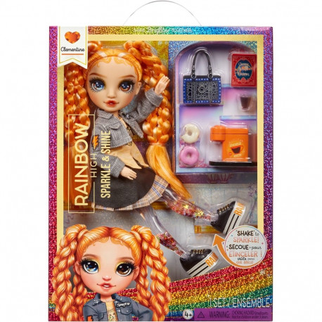 Rainbow High Rainbow High Sparkle & Shine Fashion Doll - Clementine