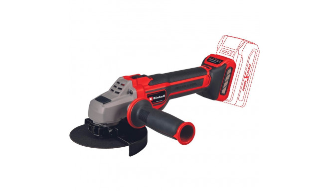 Einhell Professional Cordless Angle Grinder TP-AG 18/125 CE Q Li - Solo, 18Volt (red/black, without 