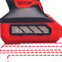 Einhell Professional Cordless Angle Grinder TP-AG 18/125 CE Q Li - Solo, 18Volt (red/black, without 