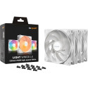 be quiet! Light Wings LX PWM high-speed 120 mm White Triple Pack, case fan (white, pack of 3)