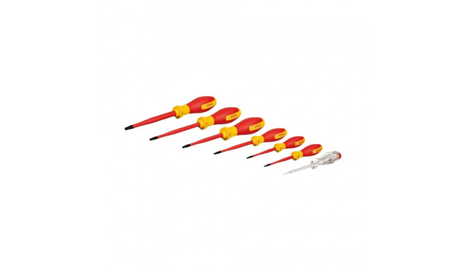 Bosch VDE screwdriver set TX Professional, 7-piece (red/yellow, 6 VDE screwdrivers, phase tester SL3