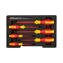 Bosch VDE screwdriver set TX Professional, 7-piece (red/yellow, 6 VDE screwdrivers, phase tester SL3