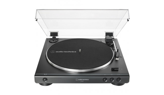 Audio-Technica AT-LP60XBK, record player (black, integrated phono preamplifier, fully automatic oper