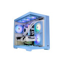 Thermaltake View 380 TG ARGB, Tower Case (Light Blue, Tempered Glass x 2)