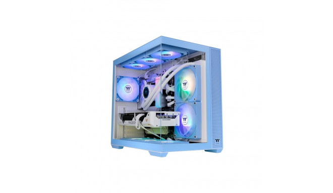 Thermaltake View 380 TG ARGB, Tower Case (Light Blue, Tempered Glass x 2)