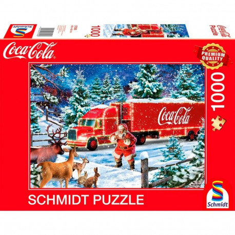 Schmidt Spiele Coca Cola: Christmas Truck, Puzzle (1000 pieces)