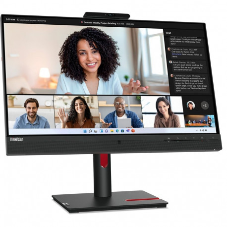 ThinkVision T24mv-30 (60.45 cm (23.8 Zoll), schwarz, Full HD, IPS, HDMI, DisplayPort, USB-C, Pivot, 