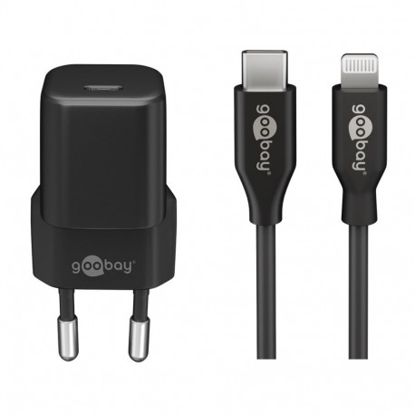 Apple laadimiskomplekt Lightning/USB-C 30W 1m kaabel PD, must