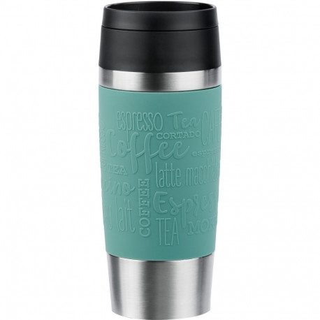 TRAVEL MUG klassikaline termostass 0,36L, petrol/roostevaba teras
