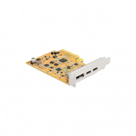 PCIe x4 Karte zu 1x ext. USB-C 10 Gbit/s B. + 1x extern USB-C DP Alt Mode