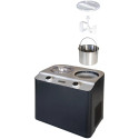 Unold ice cream maker Doppio Nero (black, for 2x 1,200ml ice cream, 250 watt compressor)