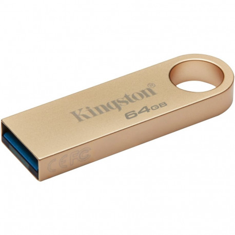 Kingston DataTraveler SE9 G3 64 GB, USB stick (gold, USB-A 3.2 Gen 1)