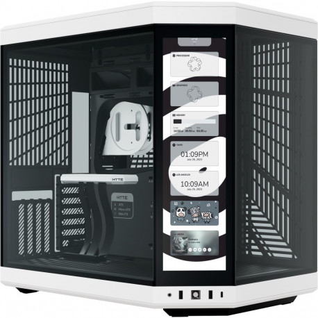 HYTE Y70 Touch Infinite , Tower case (black, Tempered Glass x 2)