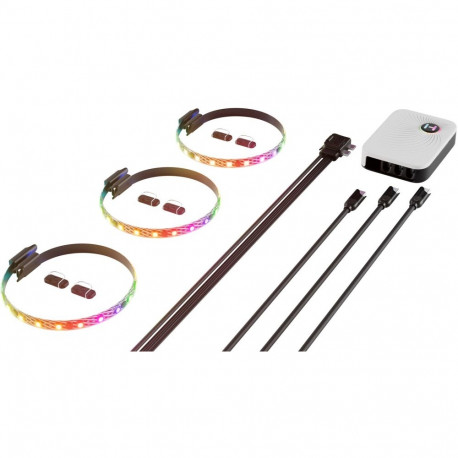 HYTE LS10 qRGB LED Strip 3-pack + Nexus Portal, LED strip