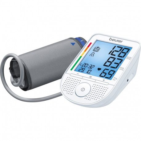 Beurer BM 49 Talking Upper Arm Blood Pressure Monitor (white)