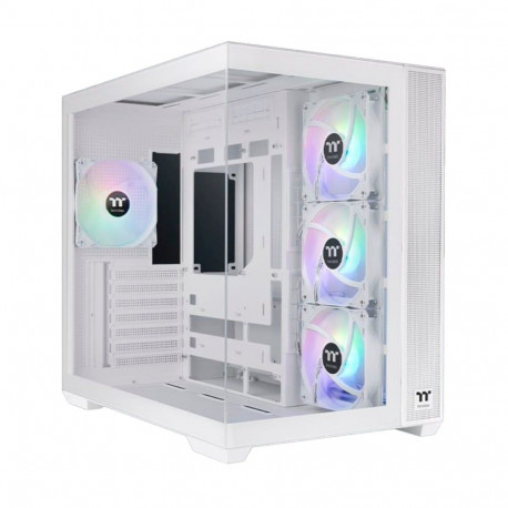 View 380 TG ARGB Snow White (weiß, Tempered Glass x 2)