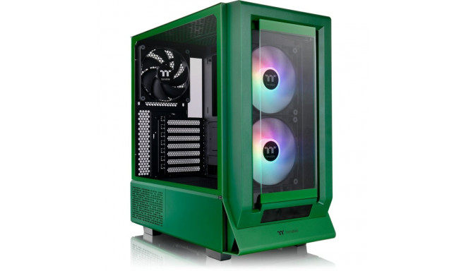 Thermaltake Ceres 350 MX , Tower Case (Dark Green, Tempered Glass x 2)