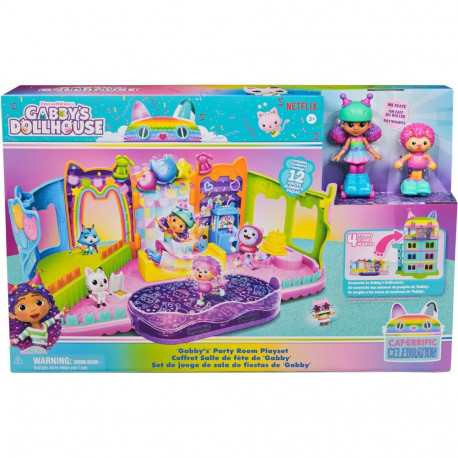 Gabby's Dollhouse Partyzimmer-Spielset - Skate Park Dachgeschoss