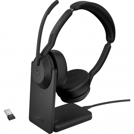 Evolve2 55 laadimisjaamaga, must, stereo, Microsoft Teams, USB-A, Link380a