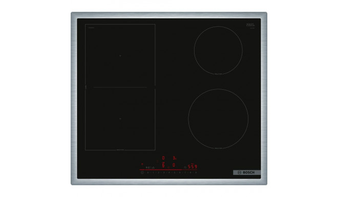 Bosch PVS64RHB1E Series 6, independent hob (black/stainless steel, 60 cm)