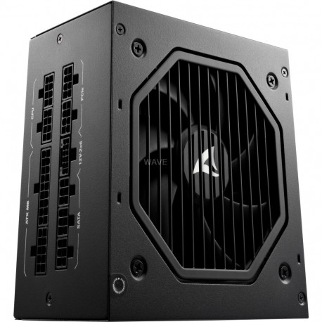 Sharkoon Rebel P20 750W, PC power supply (black, 1x 12 pin high power connector, 4x PCIe, cable mana